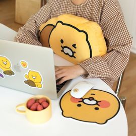 Kakao Friends Choonsik Face Mouse Pad | 215x187mm Non-Slip Desk Accent | Soft Touch Feel | Made in Korea